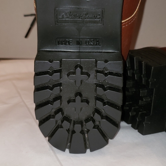 Eddie Bauer NEW Lug Sole Lace Up Leather Boot Women's 10 Burgundy USA 🎉HPx2🎉 - Picture 14 of 16